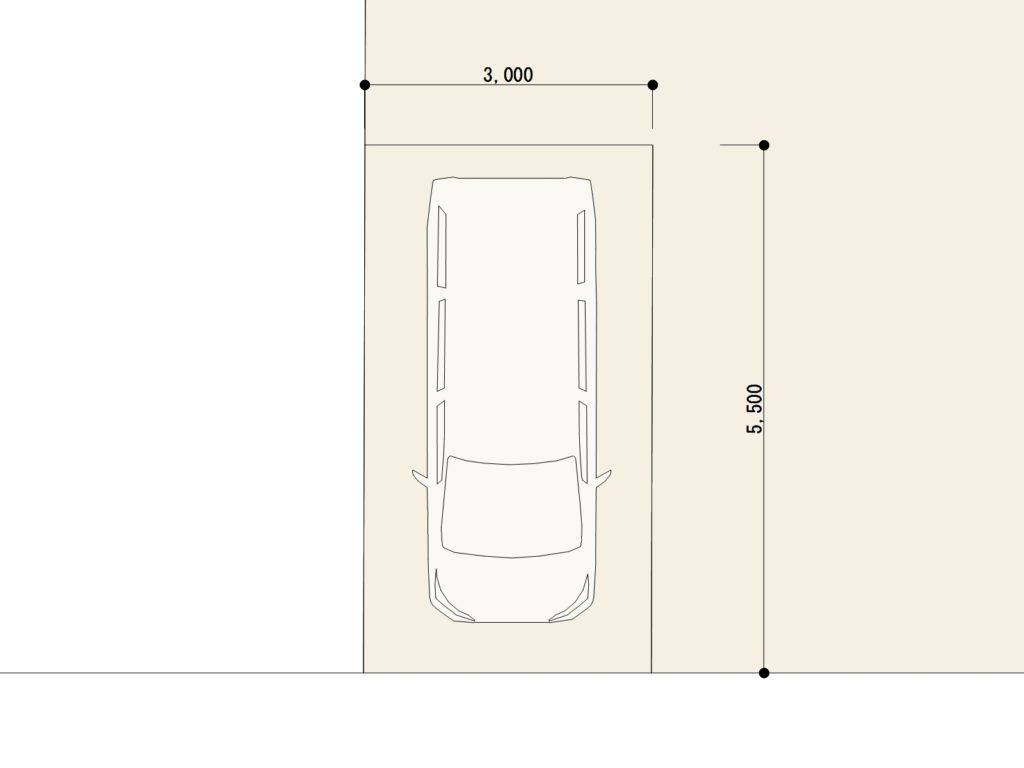 外構工事 基本的な駐車場のレイアウト手法 イエ家いえ
